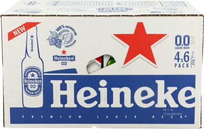 Heineken 0.0 verre 25 cl pack/24 (24u.)